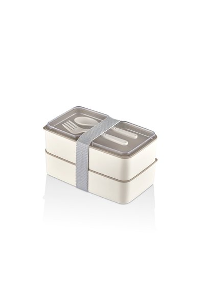 Orvila 2 Layers Food Storage Container Lunch Box Set - Athlete Diet Student Fitness School Work Lunch Box