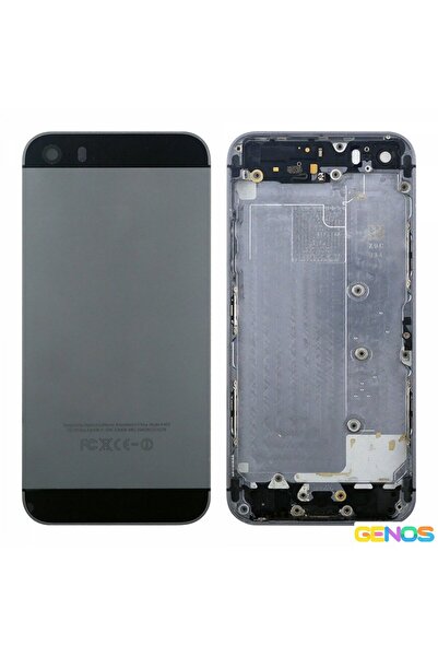 Genos iPhone 5S Uyumlu Boş Kasa (Gri) (SN807805)