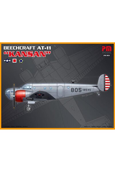 PM Beechcraft At 11 Kansan Model Demonte Plastik Uçak Maket Kiti