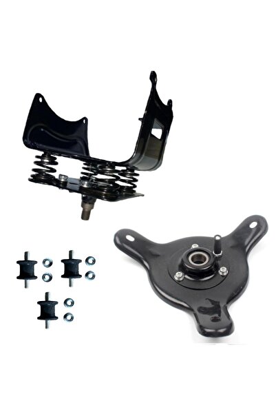 KMTMAK Motorlu Tırpan Yaylı Alt Motor Bağlantı Sacı Üçgen Alt Sehpa Alt Amort...