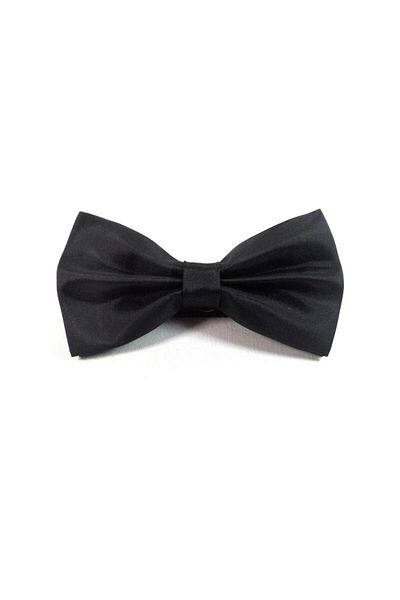 Sade Kravat Matte Satin Black Bow Tie P038