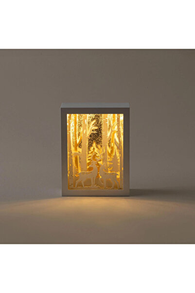 Chakra Cosy Dekoratif Obje 3 Beyaz/altın