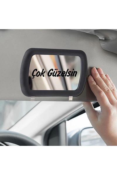 Teknik Mirror Text Sticker to the Car