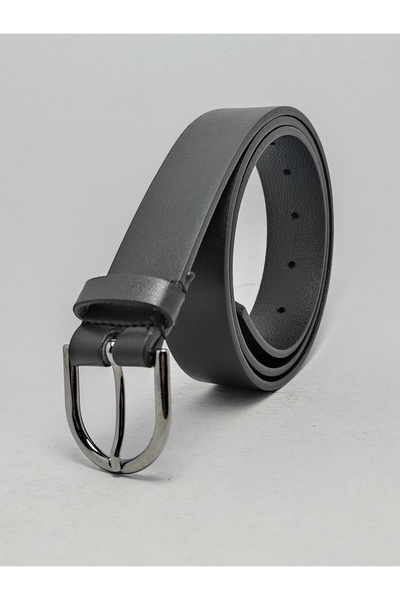 genuine leather company eds حزام نسائي أسود من Eds