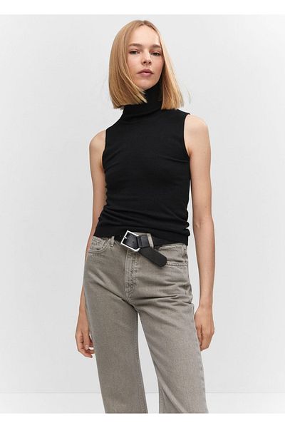 MANGO Woman Turtleneck Blouse