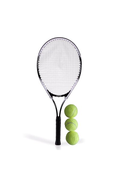 Bundeba Taşıma Çantalı 27 İnç Tenis Raketi Siyah 3 Adet Top Hediyeli