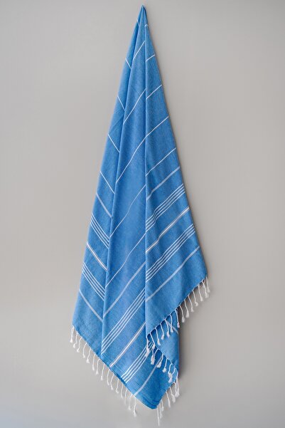 Organik Pamuk 95x180 Çizgili Sultan Peştemal Royal