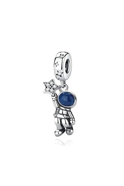 SCA Jewel Galaksi Astronot Model Gümüş Charm