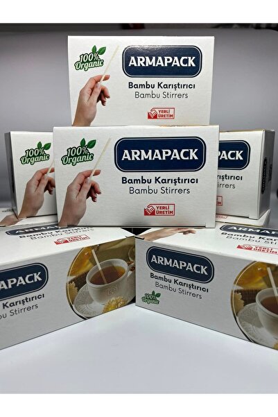 Bambu Çay ve Kahve Karıştırıcı 11 cm 24 Paket X 400 Adet 9600 Adet