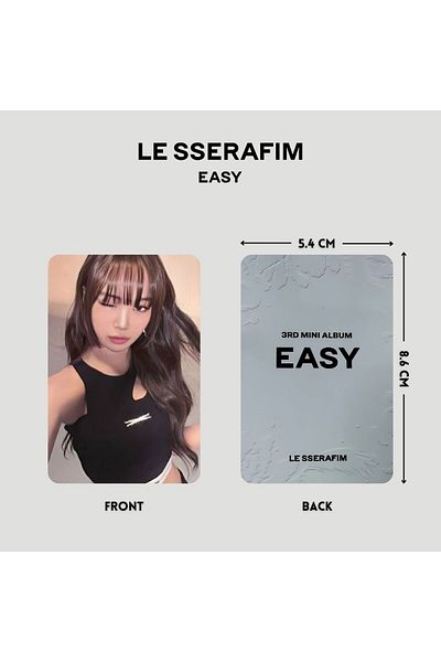 Kpop Dünyasi LE SSERAFIM '' Easy'' POB 1 PC Set
