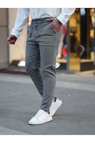 Minharir Ανδρικό παντελόνι Jogger σε Slim Fit