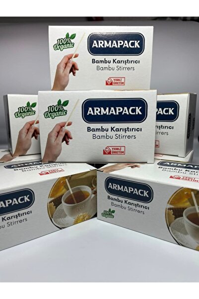 Bambu Çay ve Kahve Karıştırıcı 11 CM 6 PAKET X 400 AD Lİ (2400 ADET)