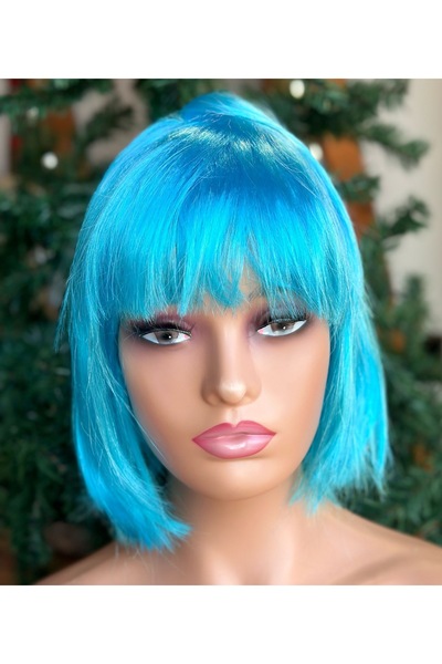 QUEEN AKSESUAR Парти рожден ден костюм шоу перука жени деца регулируема боб п...