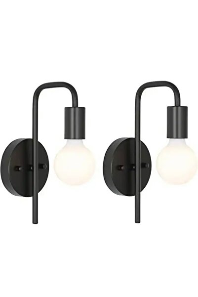 Buiva Modern Aplik 2 Li Aplik Seti E-27 Duylu Şık Görsel Ampül Hariçtir