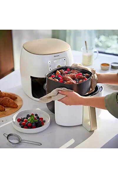 Philips Premium Airfryer XXL Smart Sensing Fritöz, 1.4 kg, 7.3 L Kapasite (Aksesuar )