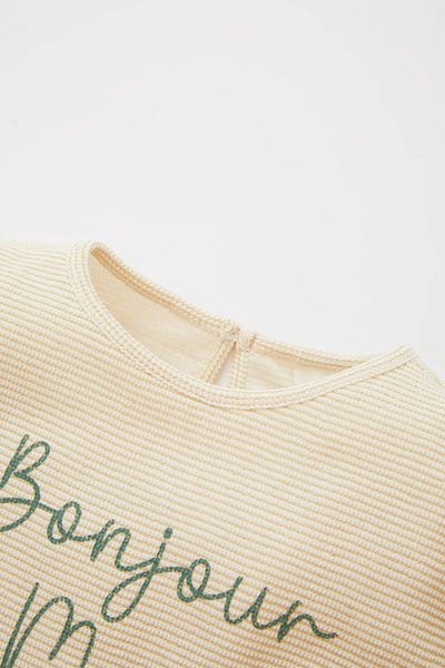 DeFacto Baby Girl - Crew Neck Printed Short Sleeve T-Shirt B9622a524sp