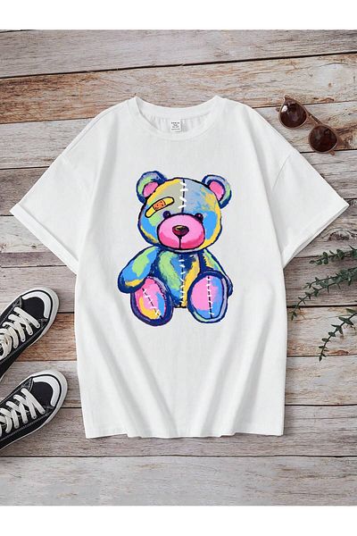 Jose Clothing Μπλουζάκι Unisex Oversize από οργανικό βαμβάκι με λευκή στάμπα - κοντομάνικο