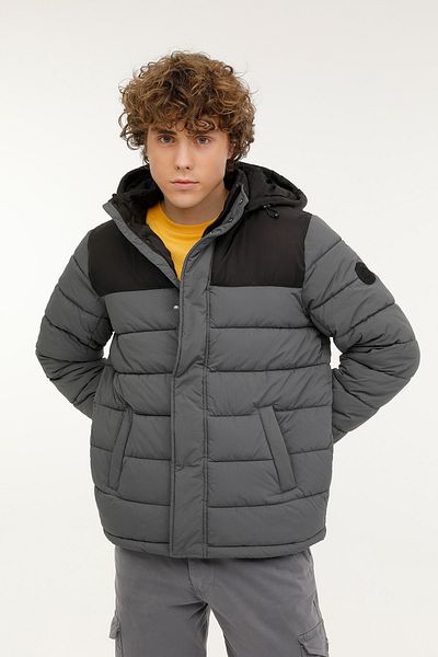 lumberjack Ανδρικό κοντό παλτό ML KLAUN 2CMH2527-001 3PR Anthracite