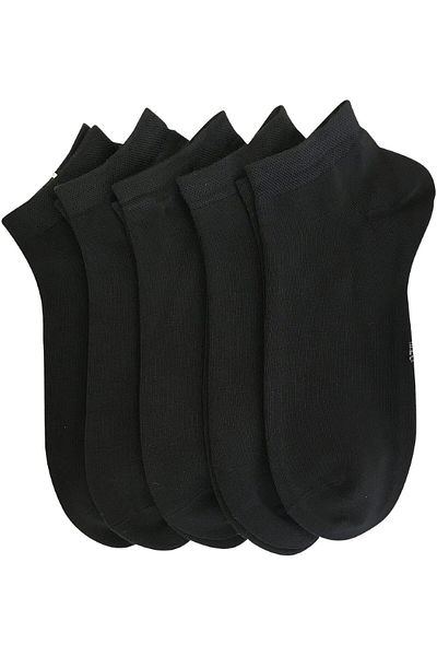 nettofit Ανδρικά μποτάκια χωρίς ραφές Κάλτσες 5 ζευγάρια χτενισμένα βαμβακερά