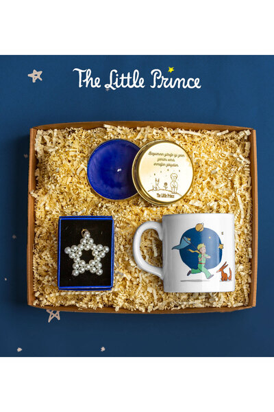ATÖLYE247 Küçük Prens Hediye Seti- Tasarım Teneke Mum - Küçük Prens Baskılı P...