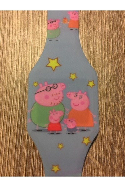 Peppa Pig Dijital Işıklı Çocuk Saati