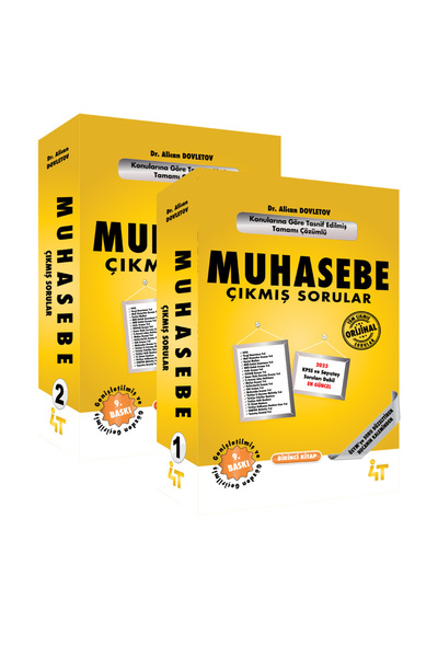 4T YAYINEVİ 4T MUHASEBE ÇIKMIŞ SORULAR (9. BASKI)