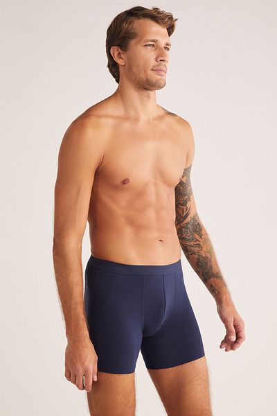 Kom 2 Pack Boxer Arsenal Straight Long Size Modal Cotton Lycra Men's Boxers