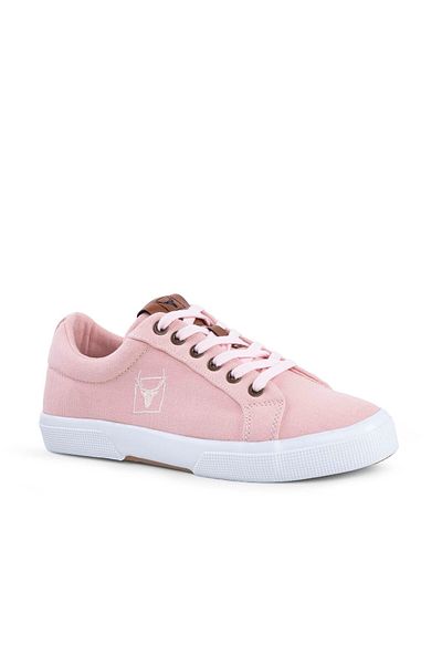 BUCKHEAD 4213 Mayer Powder Pink Summer Linen Comfort Sneaker Sports Shoes