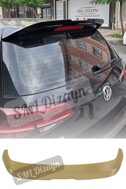 SML Dizayn Volkswagen Golf 7 R Line Spoiler 2012-2020 BOYASIZ Plastik Golf MK...