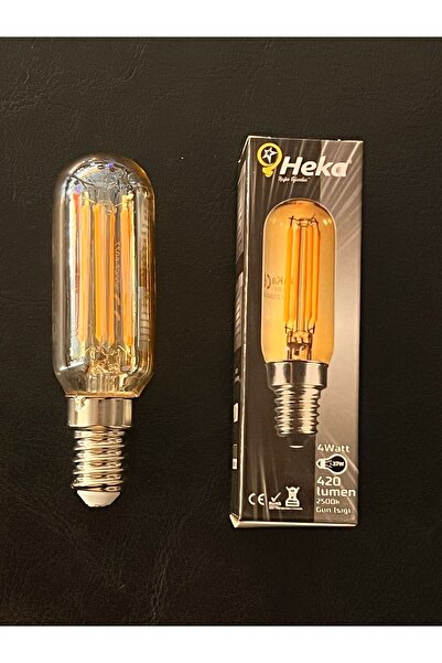 Heka 4 WATT E14 DUY AMBER CAM 420 LÜMEN 2500 KELVİN GÜNIŞIĞI LED AMPUL