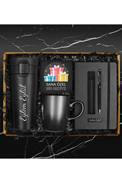 Apollon Gift Shop Sevdiklerinize Özel Çelik Termos & Tasarım Kupa & Defter & ...