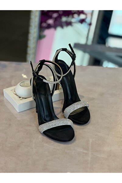 KRISTE BELL SERAP ESER - KRISTEBELL - SİYAH TAŞLI AYAKKABI