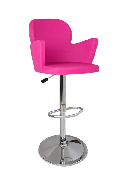 RiseOfis Ravza Bar-Ofis Taburesi Basamaklı Krom Flanş Ayaklı - 7