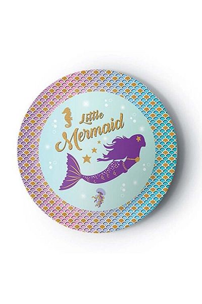 TATLI GÜNLER LITTLE MERMAID Mermaid Birthday Set Plate