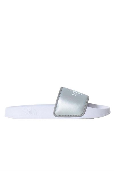 THE NORTH FACE Papuci de damă Base Camp Slide III Metalic Gri/alb
