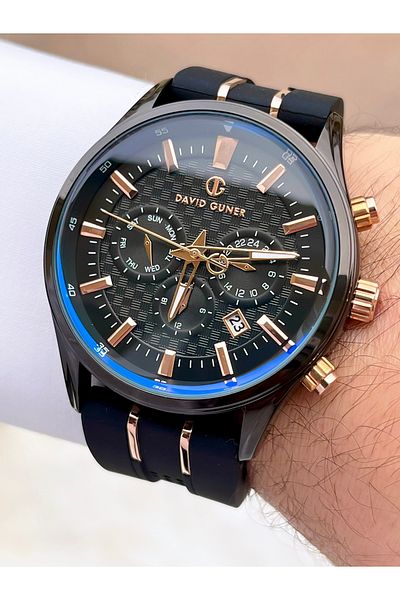 DAVID GUNER MEN'S WRIST WATCH