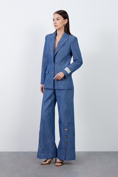 GİZİA Manşet Detaylı Denim Ceket