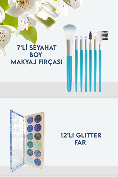MUJGAN Kış Makyaj Seti 40 Parça Beyaz Ten