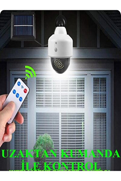 gaman JX-5116 Dış Mekan İçin 38 + 1 LED Güneş Enerjili Kumandalı Kamera Görün...