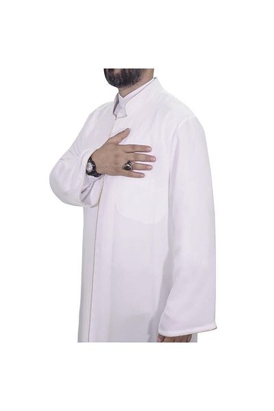 Akıncı Tekstil Judge Collar Cube Bone - Yellow Piping