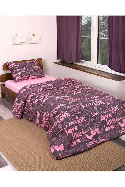 ENESSA SINGLE PERSON Duvet Cover SET LOVE (WITHOUT BEAUTY)