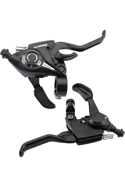 Asroya Bisiklet Kelebek Vites Kolu Fren Kol Takımı Shımano Kalitesinde 3x7 21 Vites (bisiklet Yedek Parça)