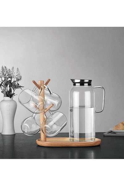 YzHome Bamboo Mug Hanger Cup Organizer