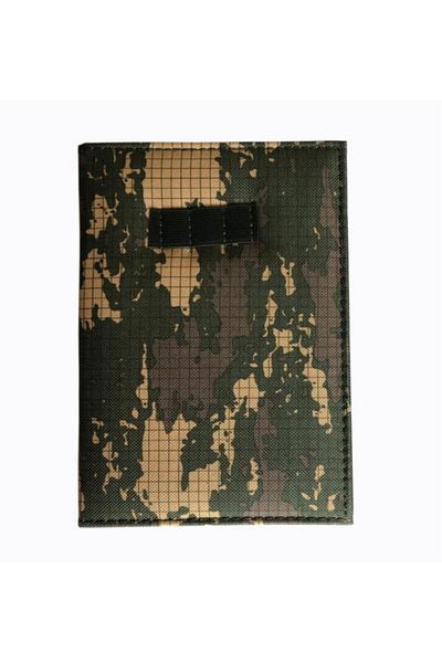 SINGLE SWORD Bloc de note cu model de camuflaj cu dungi militare