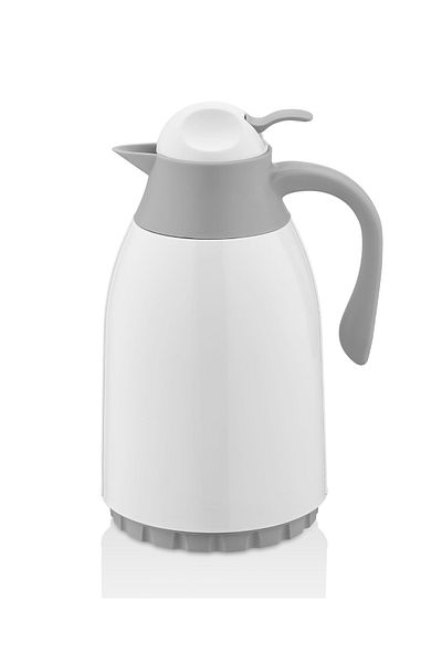 CVS 1,3Lt White Grey Thermos Applicator in Medicine Water and Beverage Cooking Applications