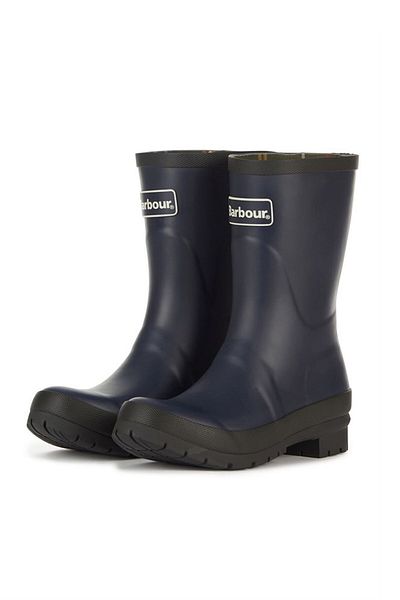 Navy discount barbour boots
