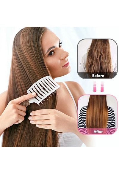 ruby face LOOKING HAIR BRUSH - TENDED HAIR BRUSH FOR WET HAIR