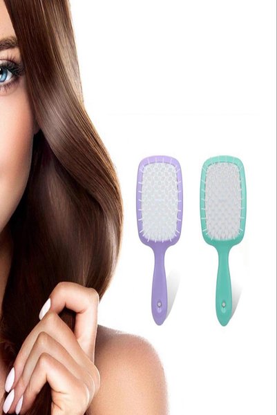 ruby face THREE-DIMENSION LOOKING HAIR COMB - HAIR BRUSH