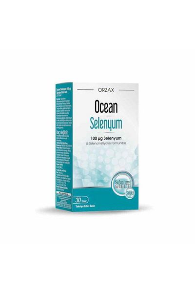 Ocean Selenium 100mcgContaining L-selenometionin - 30 Tablets Food Supplement +FacialCleanser 100ml Gift