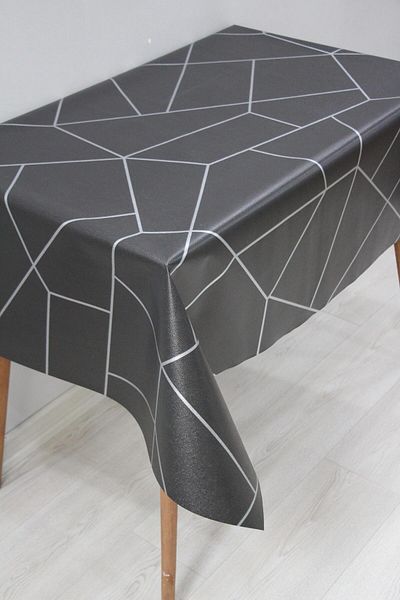 DDHOME Lined Erasable PVC Oilcloth Tablecloth 1213-2